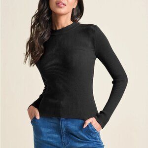 Venus Ribbed Long Sleeve Top